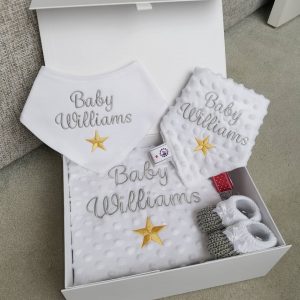 Baby Gift Box Personalised, Tiny Toes Baby Boutique Trowbridge