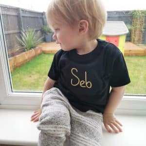 Personalised Toddler T-Shirts, Tiny Toes Baby Boutique Trowbridge