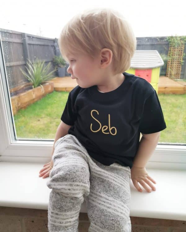 Personalised Toddler T-Shirts, Tiny Toes Baby Boutique Trowbridge