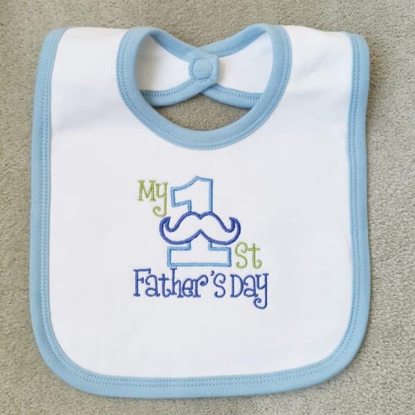 My 1st Father's Day Bib, Tiny Toes Baby Boutique Trowbridge