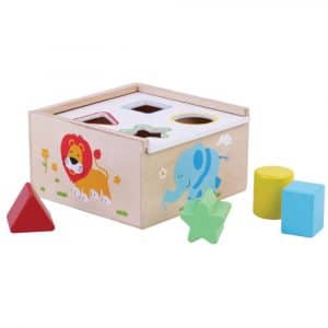 Wooden Toy Sorter Box, Tiny Toes Baby Boutique Trowbridge