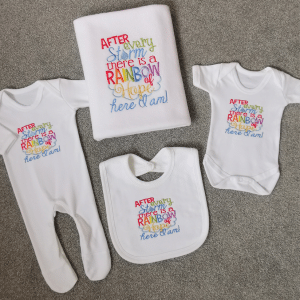 Rainbow Baby Gift Set, Tiny Toes Baby Boutique Trowbridge