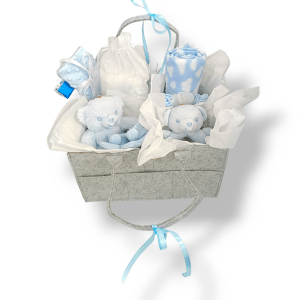 Nappy Caddy Gift Set Blue, Tiny Toes Baby Boutique, Trowbridge