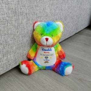 Rainbow Bear (Personalised)