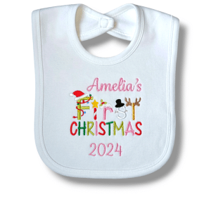My 1st Christmas Bib