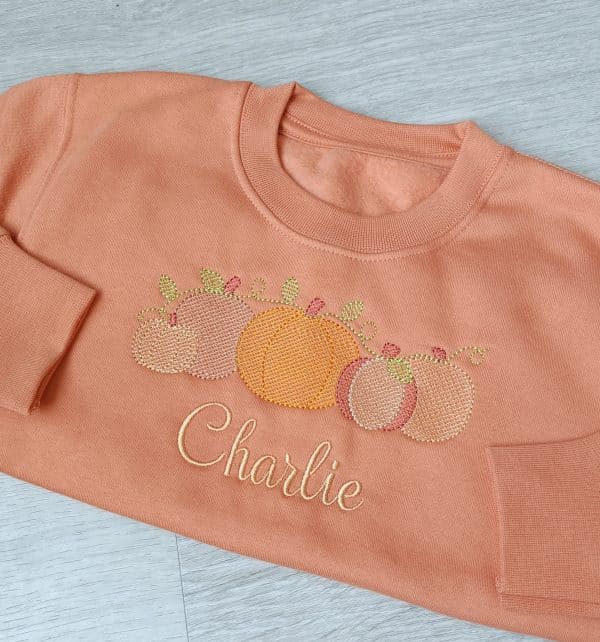 Personalised Children's Jumper - Pumpkins