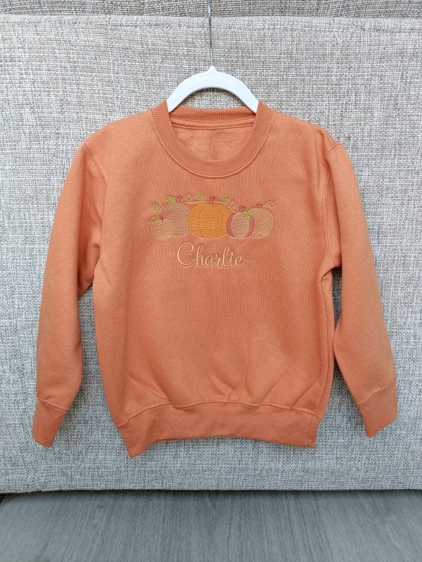 Personalised Children's Jumper - Pumpkins - Image 2